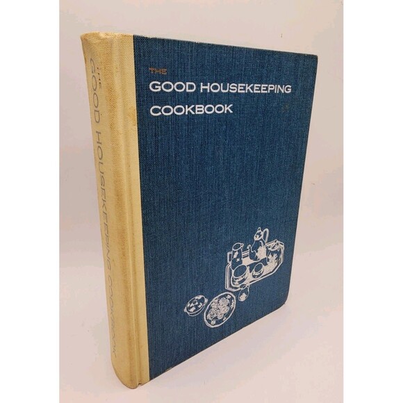 The Good Housekeeping Cookbook Hardcover Book Blue Cover - Picture 2 of 14
